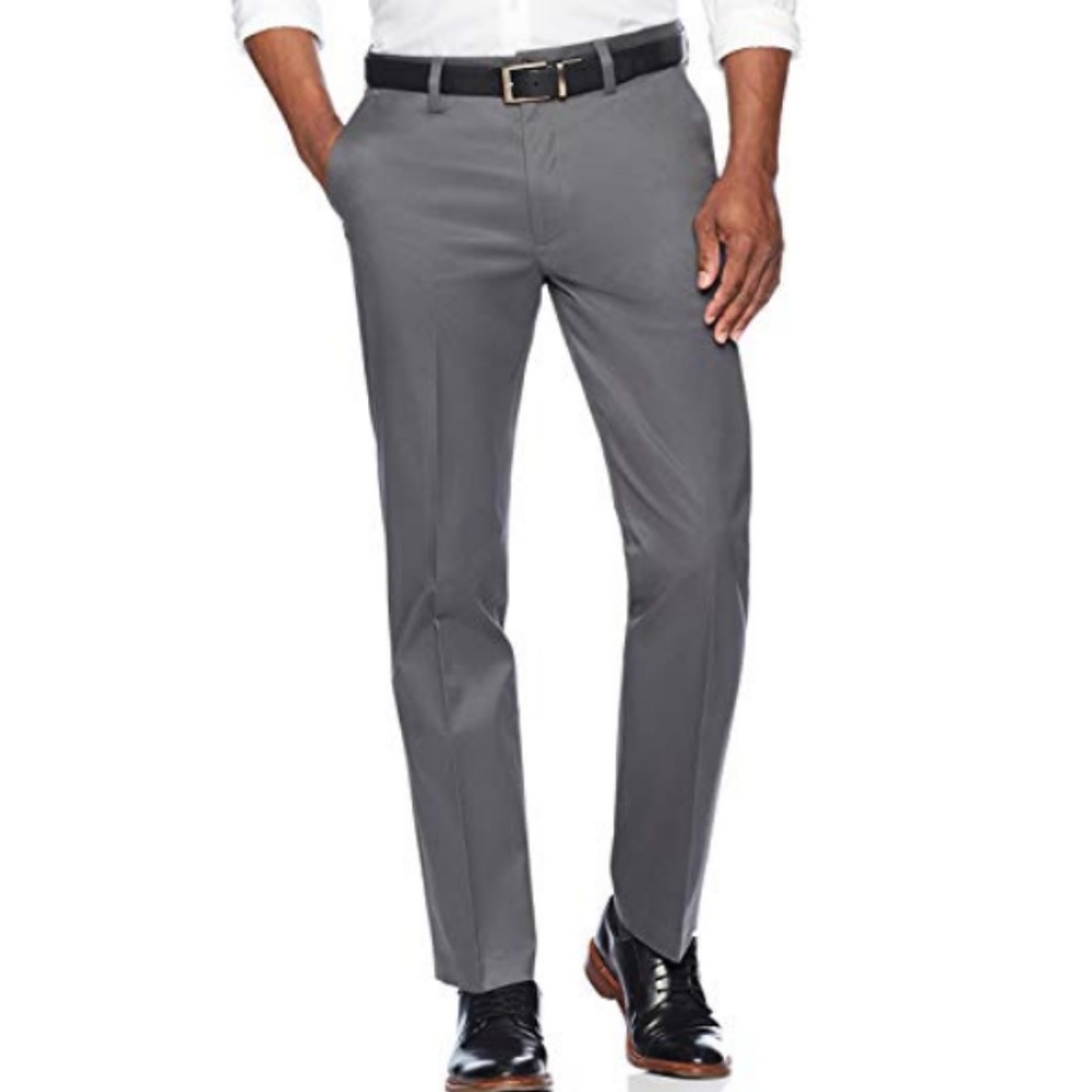 BUTTONED DOWN Men's Straight Fit Dress Chino Pants